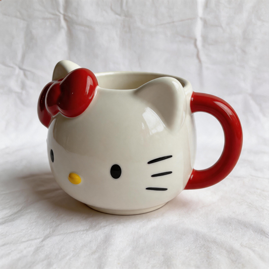 Cute Kitty Imitation Mug 17 Oz